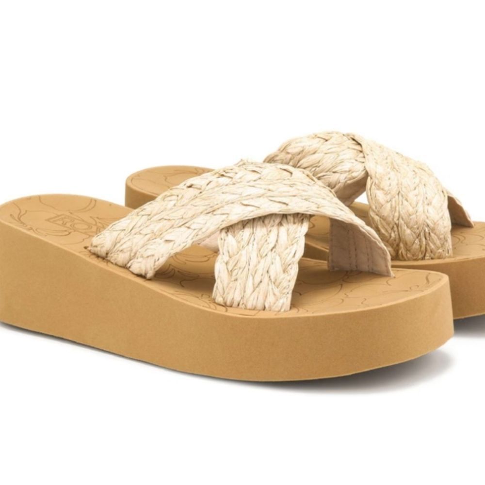 Roxy Playa Noche Sandal- Natural‎